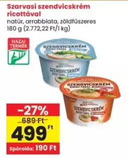 Interspar Szendvicskrém ajánlat