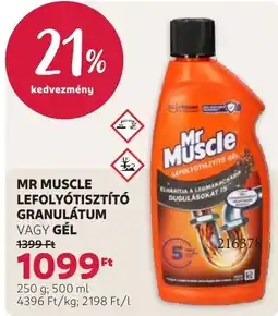Rossmann Mr Muscle lefolyótisztító granulátum vagy gél ajánlat