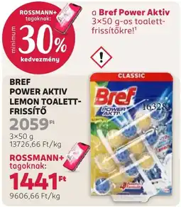 Rossmann bref power aktiv toalett-frissítő ajánlat