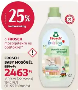 Rossmann Frosch baby mosógél ajánlat