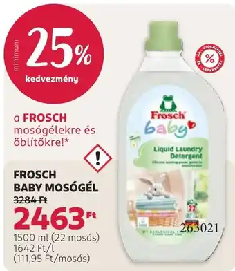 Frosch baby mosógél