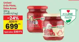 Spar Univer erős pista, édes anna ajánlat