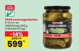 Spar spar csemegeuborka ajánlat