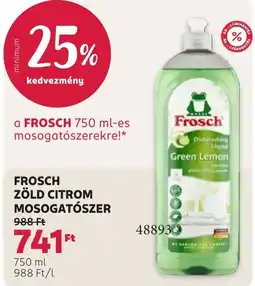 Rossmann Frosch mosogatószer ajánlat