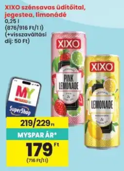 Interspar Xixo szénsavas üdítőital ajánlat