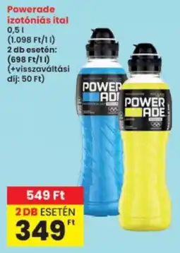 Interspar Powerade izotóniás ital ajánlat