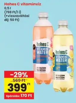 Interspar Hohes C vitaminvíz ajánlat