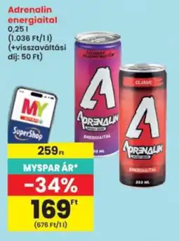 Interspar Adrenalin energiailat ajánlat