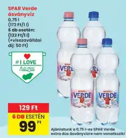 Interspar spar verde ásványvíz ajánlat