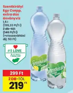 Interspar Szentkirályi ásványvíz ajánlat