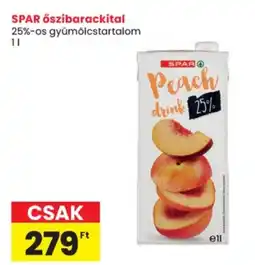 Spar spar oszibarackital ajánlat
