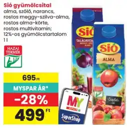 Spar Sió gyümölcsital ajánlat
