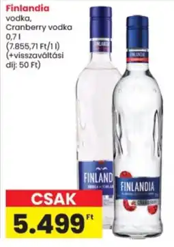 Interspar Finlandia vodka ajánlat