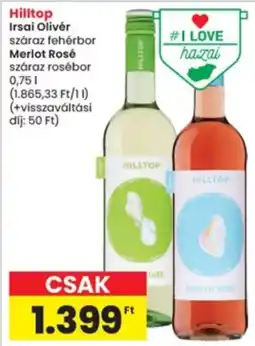 Interspar Hilltop száraz fehérbor száraz rosébor ajánlat