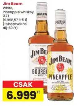 Interspar Jim Beam white pineapple whiskey ajánlat