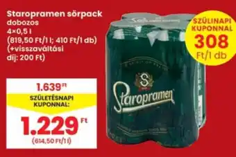 Staropramen sörpack