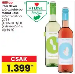 Spar hilltop száraz fehérbor száraz rosébor ajánlat