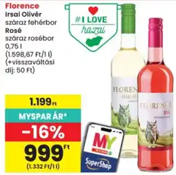 Spar florence száraz fehérbor száraz rosébor ajánlat