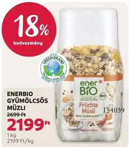 Rossmann Enerbio gyümölcsös müzli ajánlat