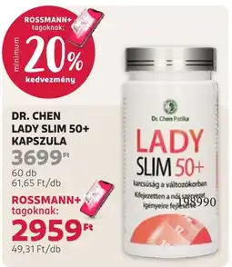 Rossmann Dr. Chen lady slim 50+ ajánlat