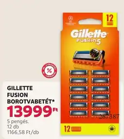 Rossmann Gillette fusion borotvabétét ajánlat