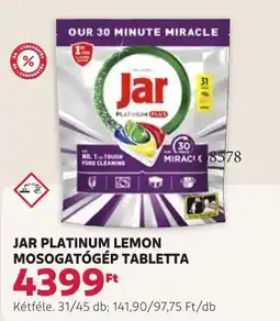 Rossmann Jar mosogatógép tabletta ajánlat