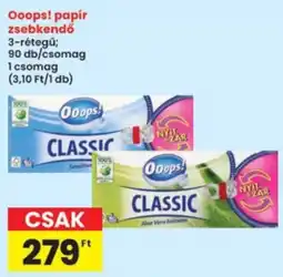 Interspar Ooops! papír zsebkendő ajánlat