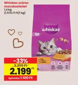 Interspar Whiskas száraz macskaeledel ajánlat