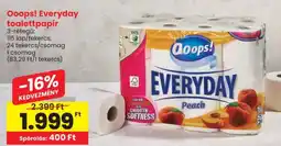 Spar Ooops everyday toalettpapír ajánlat