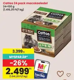 Interspar Cattos macskaeledel ajánlat