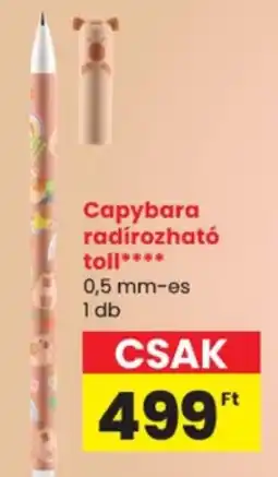 Spar Capybara radirozható toll ajánlat