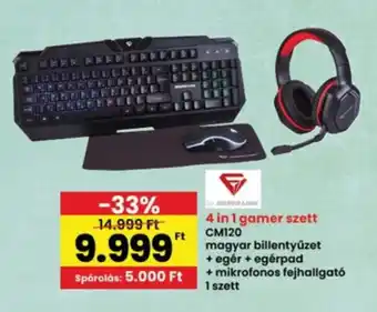 Interspar Silver Line 4 in 1 gamer szett ajánlat