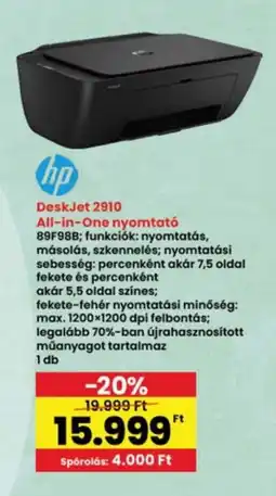 Interspar hp deskjet 2910 ajánlat