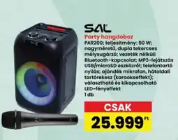 Interspar Sal party hangdoboz ajánlat