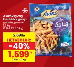 Spar Aviko zig zag hasábbburgonya ajánlat