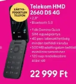 Interspar Telekom HMD 2660 DS 4G ajánlat
