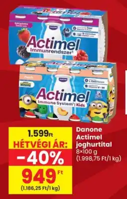 Spar Danone Actimel joghurtital ajánlat