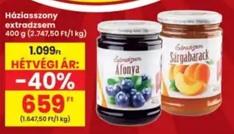 Interspar Háziasszony extradzsem ajánlat