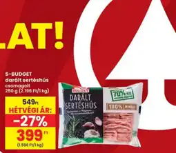 Interspar Budget darált sertéshús ajánlat