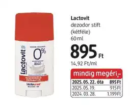 DM Lactovit dezodor stift ajánlat