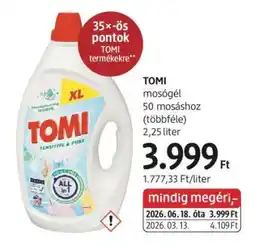 DM Tomi ajánlat