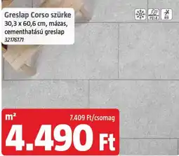 Bauhaus Greslap Corso szürke ajánlat