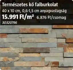 Bauhaus Természetes kő falburkolat ajánlat