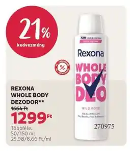 Rossmann REXONA WHOLE BODY DEZODOR ajánlat