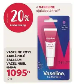 Rossmann VASELINE ROSY AJAKÁPOLÓ BALZSAM VAZELINNEL ajánlat