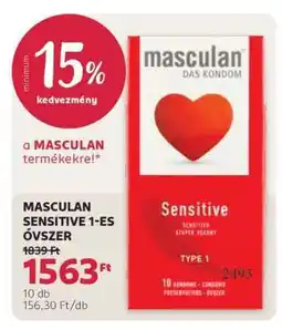 Rossmann MASCULAN SENSITIVE 1-ES ÓVSZER ajánlat