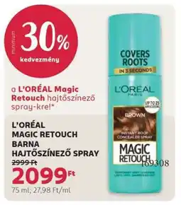 Rossmann L'ORÉAL MAGIC RETOUCH BARNA HAJTŐSZÍNEZŐ SPRAY ajánlat