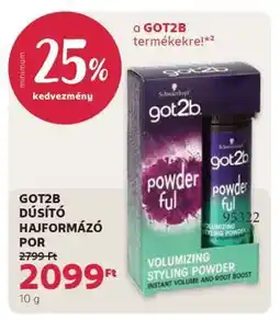 Rossmann GOT2B DÚSÍTÓ HAJFORMÁZÓ POR ajánlat