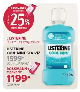 Rossmann Listerine Cool Mint szájvíz ajánlat