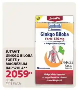 Rossmann JUTAVIT GINKGO BILOBA FORTE + MAGNÉZIUM KAPSZULA ajánlat
